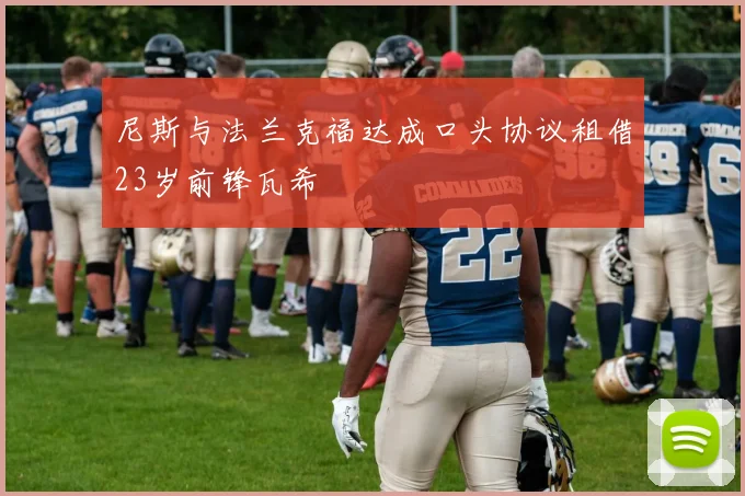 尼斯与法兰克福达成口头协议租借23岁前锋瓦希